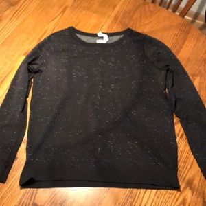 Lululemon Black and White Speckled Shirt - Sz 10